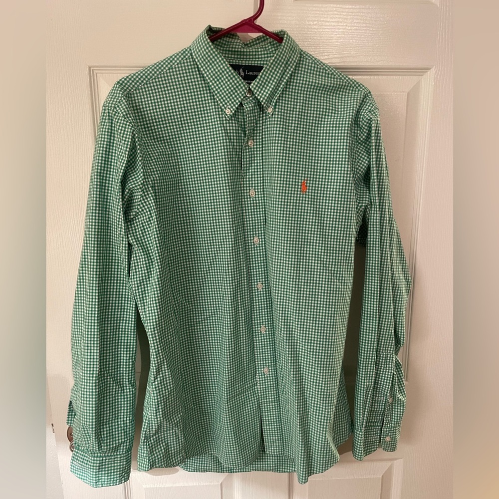 Polo Ralph Lauren green dress shirt